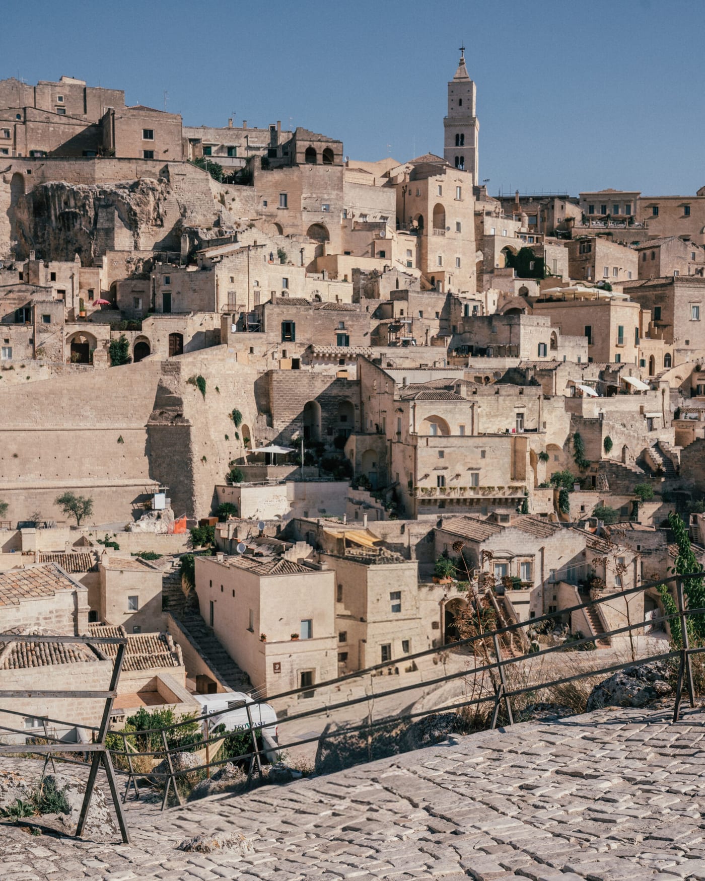 The Sassi di Matera seen from across the ravine